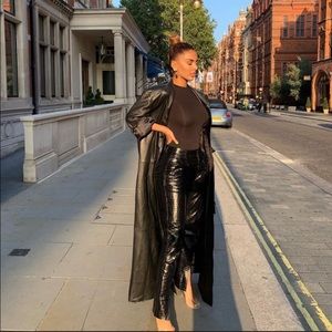 Zara Faux Leather Pants